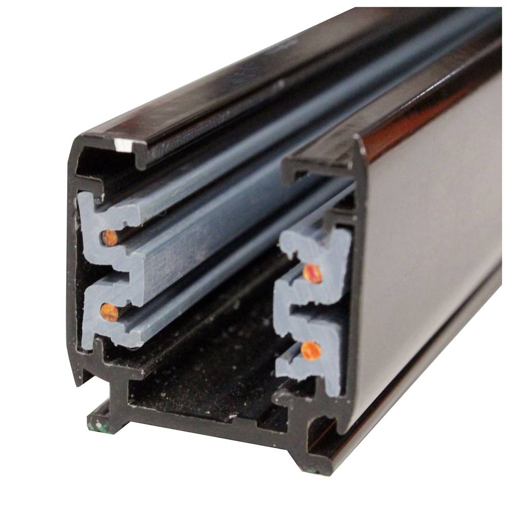 toit de train léger sur rail à 3 voies 150cm noir