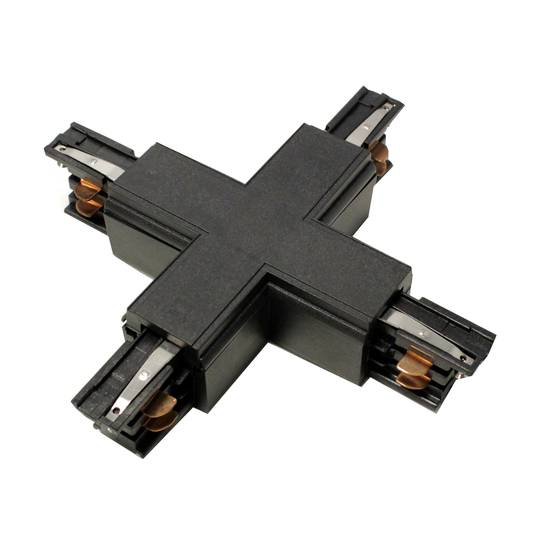 épissage Union Quad Rail Plafonnier 3 via noir