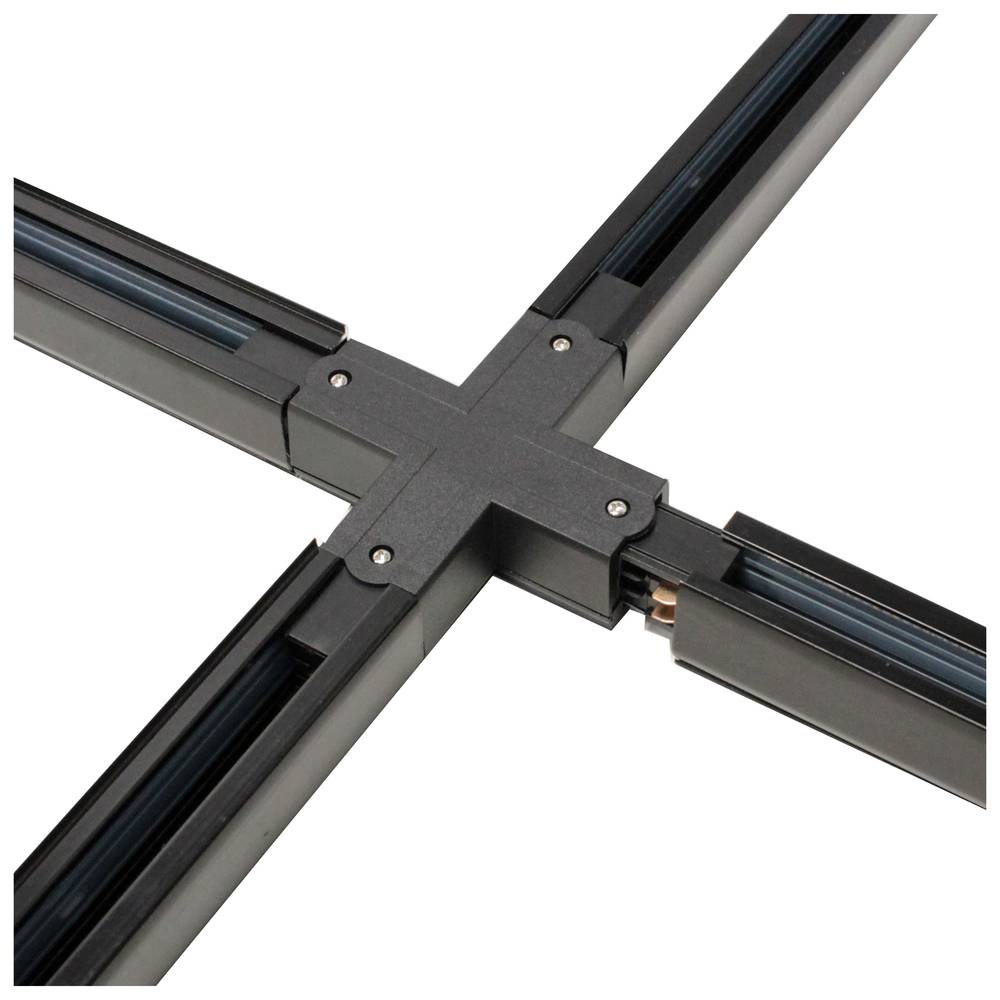 épissage Union Quad Rail Plafonnier 3 via noir