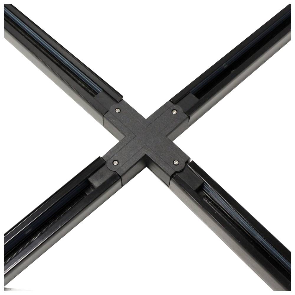 épissage Union Quad Rail Plafonnier 3 via noir