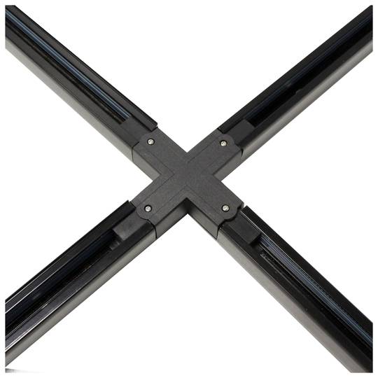 épissage Union Quad Rail Plafonnier 3 via noir