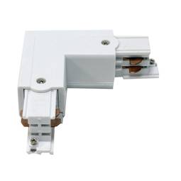 coude de raccord union pour la voie de chemin de fer de lumière au plafond 3 via blanc