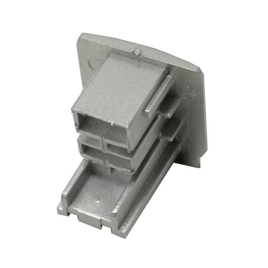 Klemmleiste Kunststoff-Deckenleuchte Schiene über 3-grau