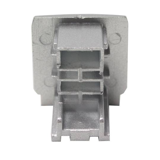 Klemmleiste Kunststoff-Deckenleuchte Schiene über 3-grau