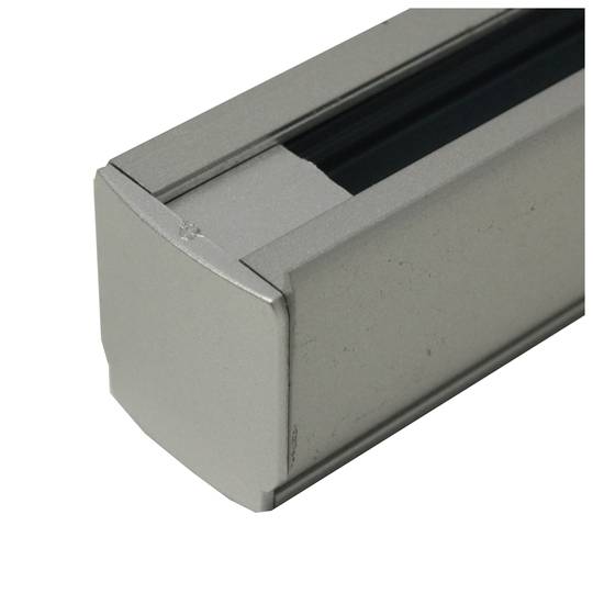 Klemmleiste Kunststoff-Deckenleuchte Schiene über 3-grau