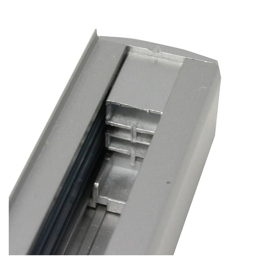 Klemmleiste Kunststoff-Deckenleuchte Schiene über 3-grau