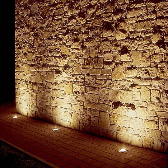 Circular Bodeneinbauleuchte LED-Solar PV 70x60mm rot