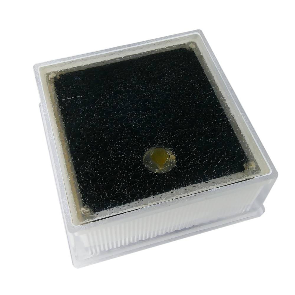 Rode vierkante LED fotovoltaïsche vloerlamp op zonne-energie van 96x96x42mm