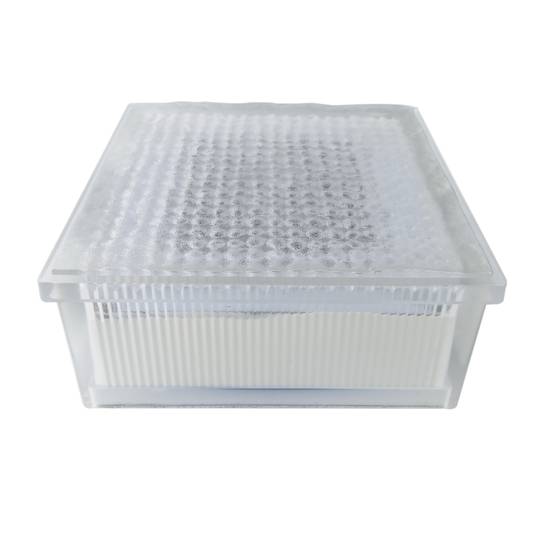 Hellgrün quadratischen Grund Photovoltaic Solar LED Ziegeln 96x96x42mm