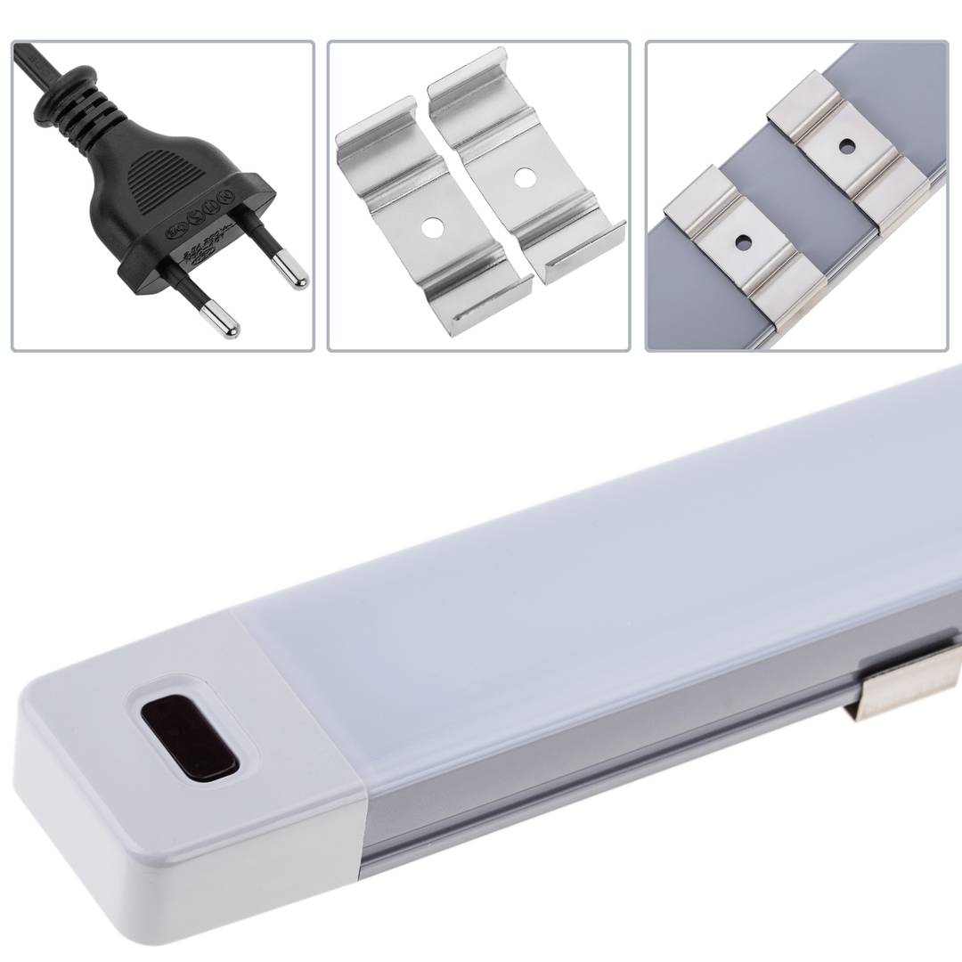 600mm dimmable LED screen with ON/OFF proximity sensor, 9W cold white 6000K and 560 lumens at 220V