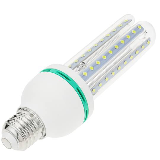 Ampoule LED 16W E27 lumière du jour 6000K allongé - Cablematic