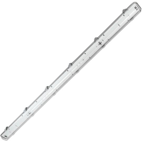 Ecran étanche pour tube LED 1 x 1500 mm avec raccordement à une extrémité IP65 T8 G13