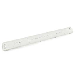 Tela impermeável para tubo de LED 2 x 1200 mm com conexão em uma extremidade IP65 T8 G13