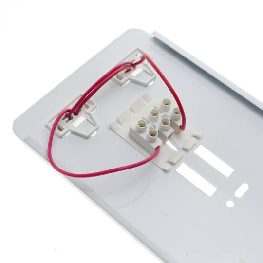 Waterproof screen for LED tube 2 x 1200 mm with connection on one end IP65 T8 G13