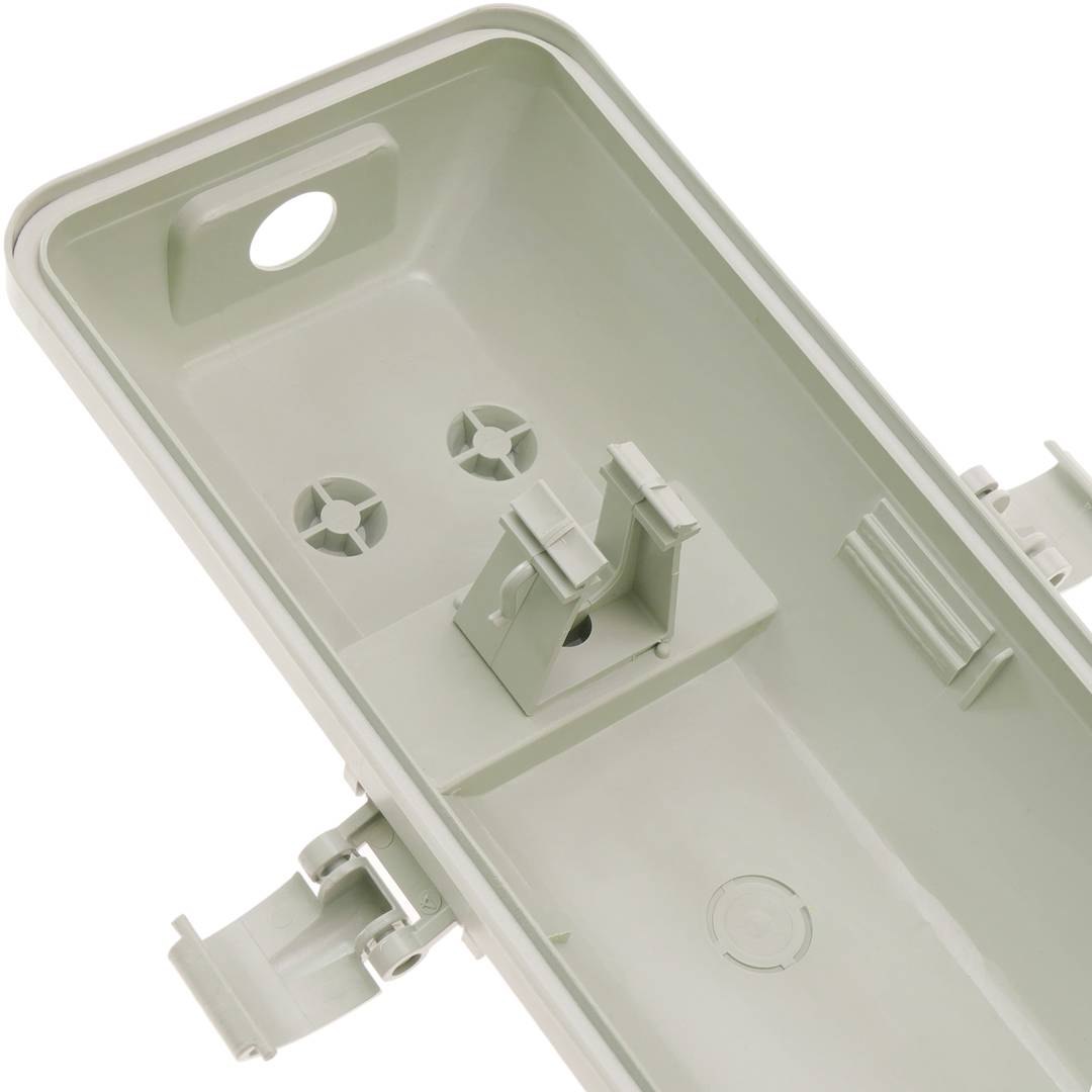 Wasserdichte Abschirmung für LED-Röhre 2 x 1500 mm mit Anschluss an einer Seite IP65 T8 G13