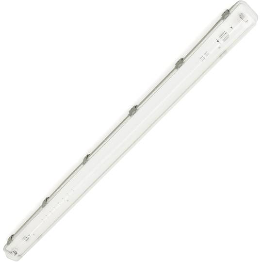 Wasserdichte Abschirmung für LED-Röhre 1 x 1500 mm mit zweiseitigem Anschluss IP65 T8 G13