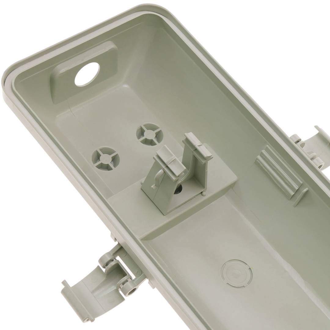 Schermo impermeabile per tubo LED 2 x 600 mm con connessione a due estremità IP65 T8 G13