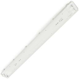 Tela impermeável para tubo de LED 2 x 1200 mm com conexão em duas extremidades IP65 T8 G13