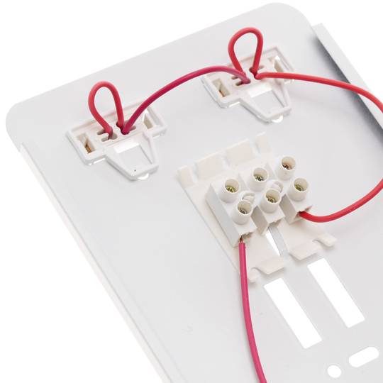 Wasserfester Schirm für LED-Röhre 2 x 1500 mm mit Anschluss an zwei Enden IP65 T8 G13