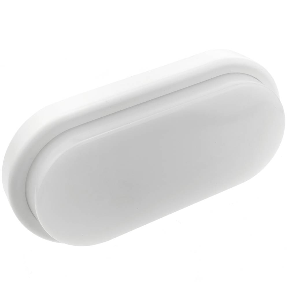 Kinkiet owalna lampa LED 220VAC IP65 8W 570 lumenów światło dzienne 6500K