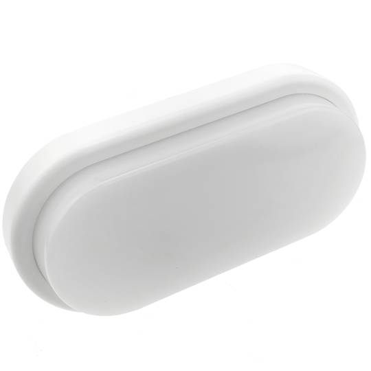 Kinkiet owalna lampa LED 220VAC IP65 8W 570 lumenów światło dzienne 6500K