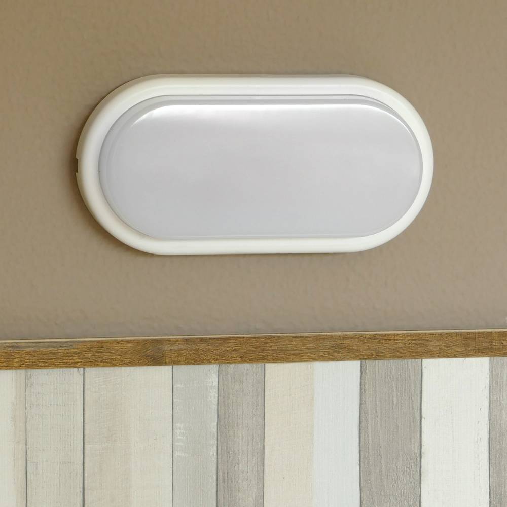 Apliqui oval de llum LED Llum 220VAC IP65 18W 1300 lumens llum dia 6500K