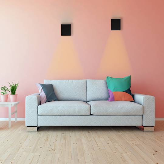 Aplique quadrada LED IP54 1x35W GU10 220V