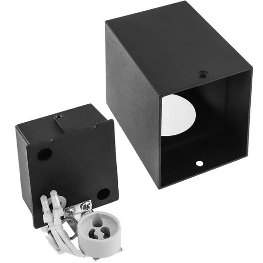 Aplique quadrada LED IP54 1x35W GU10 220V