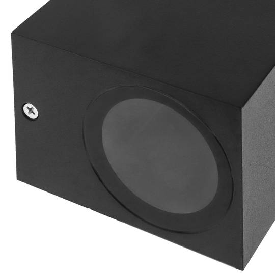 Aplique quadrada LED IP54 1x35W GU10 220V