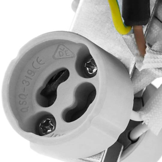 Aplique quadrada LED IP54 2x35W GU10 220V 3200K