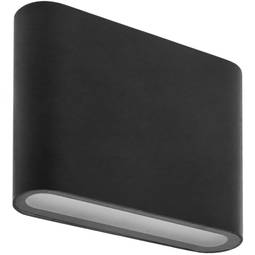 Aplique LED IP54 2x3W 220V 3200K de pared