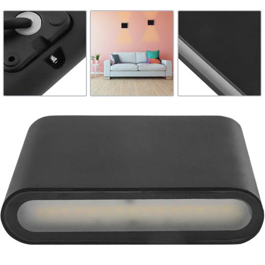 Wandlamp IP54 2x3W 220V 3200K LED