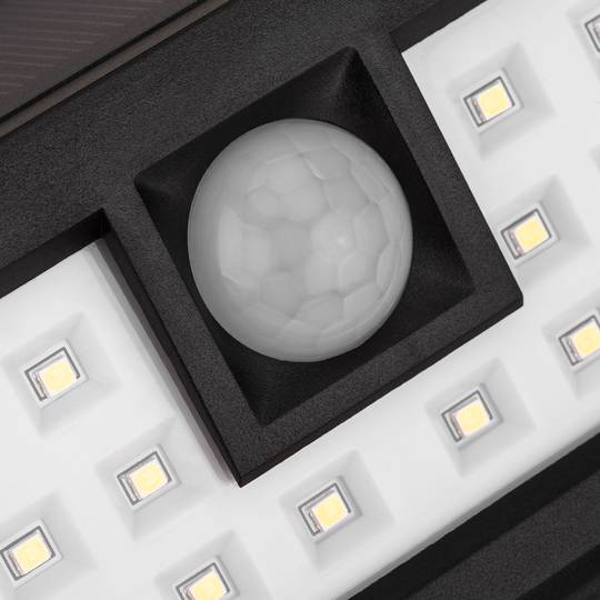 Solarny kinkiet LED Akumulatorowy kinkiet z czujnikiem ruchu i ciemności IP54 5W