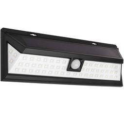 Aplique solar LED Lámpara recargable de pared con sensor de movimiento y oscuridad IP54 10W