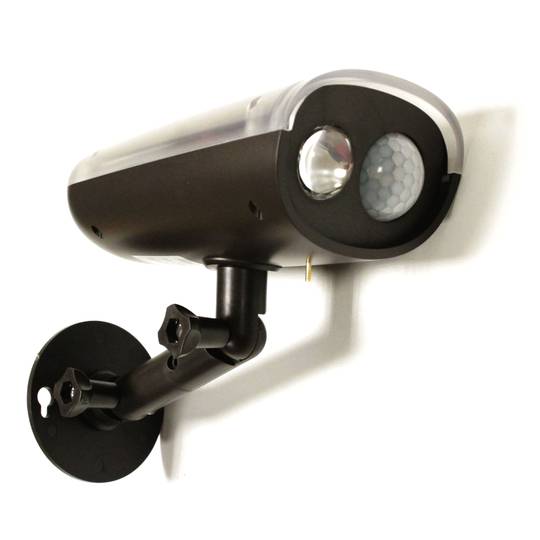 Refletor LED solar com ativação de movimento e carga fotovoltaica para fixação na parede