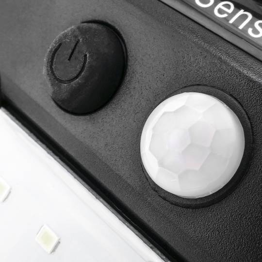 Aplique solar LED Lámpara recargable de pared con sensor de movimiento y oscuridad IP44 4W