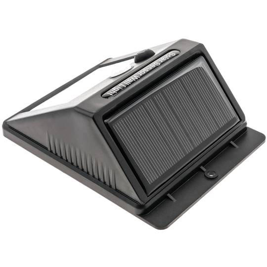 Aplique solar LED Lámpara recargable de pared con sensor de movimiento y oscuridad IP44 4W