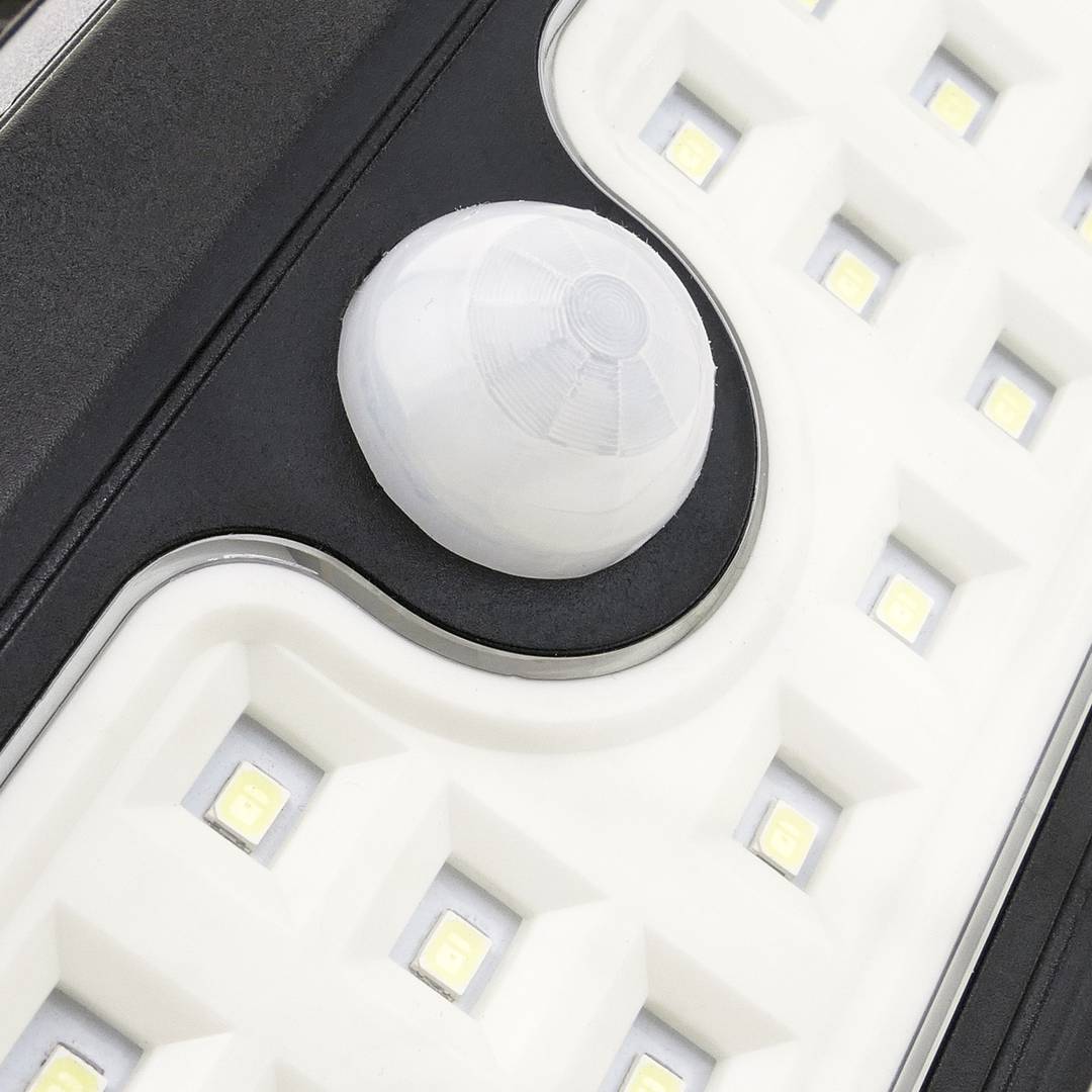 Solar LED Wandleuchte Wiederaufladbare Wandleuchte mit Bewegungsmelder und dunkler IP65 1,5W