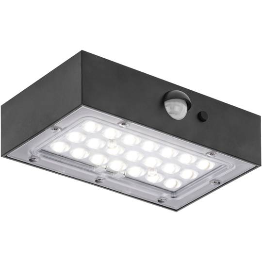 LED Solar Wandleuchte Mini wiederaufladbare Wandlampe mit Bewegungs- und Dunkelheitssensor IP65 400 Lumen mit 2 Betriebsmodi