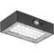 LED Solar Wandleuchte Mini wiederaufladbare Wandlampe mit Bewegungs- und Dunkelheitssensor IP65 400 Lumen mit 2 Betriebsmodi