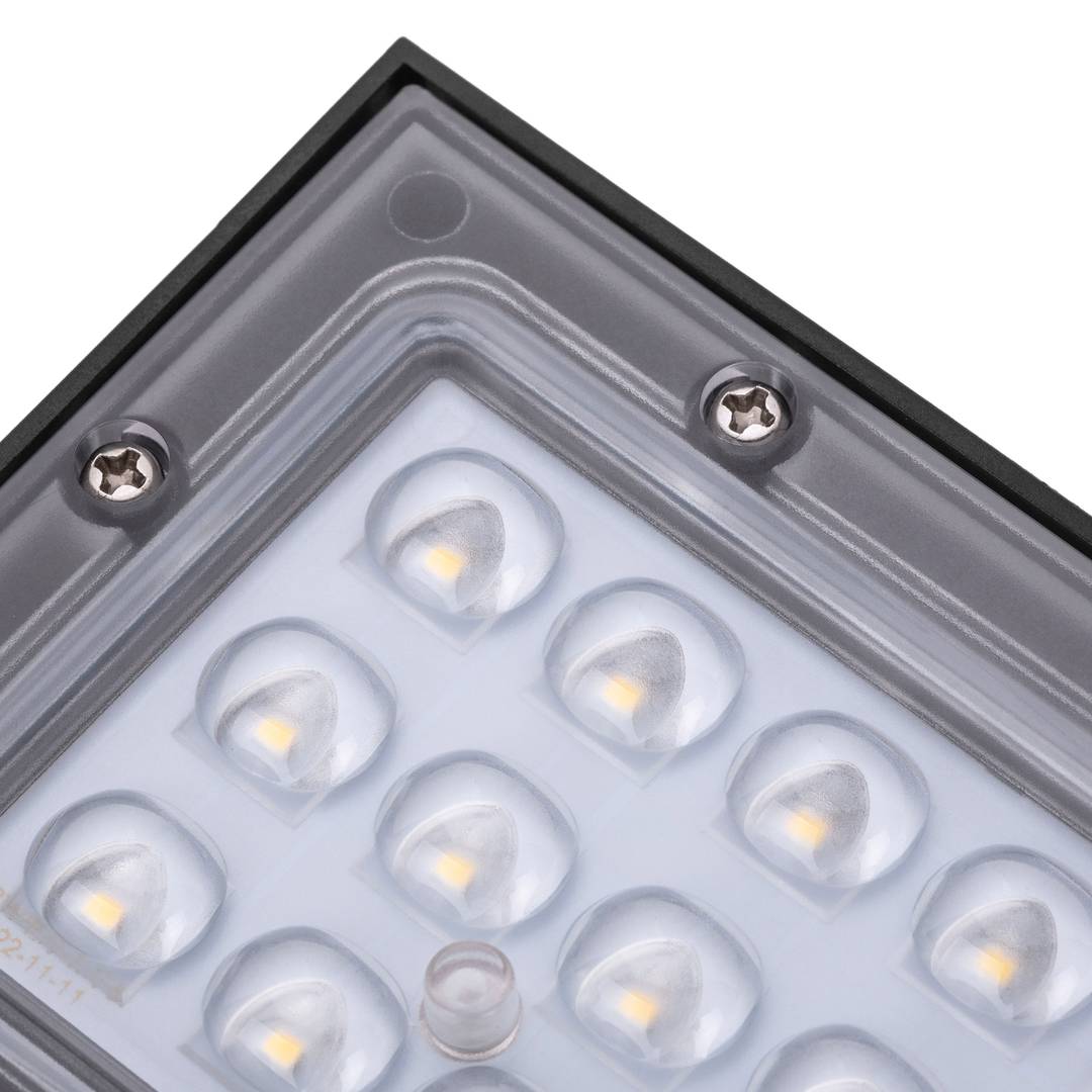 LED Solar Wandleuchte Mini wiederaufladbare Wandlampe mit Bewegungs- und Dunkelheitssensor IP65 400 Lumen mit 2 Betriebsmodi