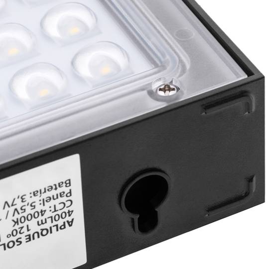 LED Solar Wandleuchte Mini wiederaufladbare Wandlampe mit Bewegungs- und Dunkelheitssensor IP65 400 Lumen mit 2 Betriebsmodi