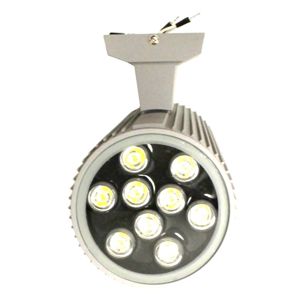 LED spotlight gray wall bracket 200x170x114mm IP65 9W warm white light