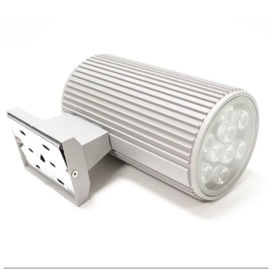 LED spotlight gray wall bracket 200x170x114mm IP65 9W warm white light