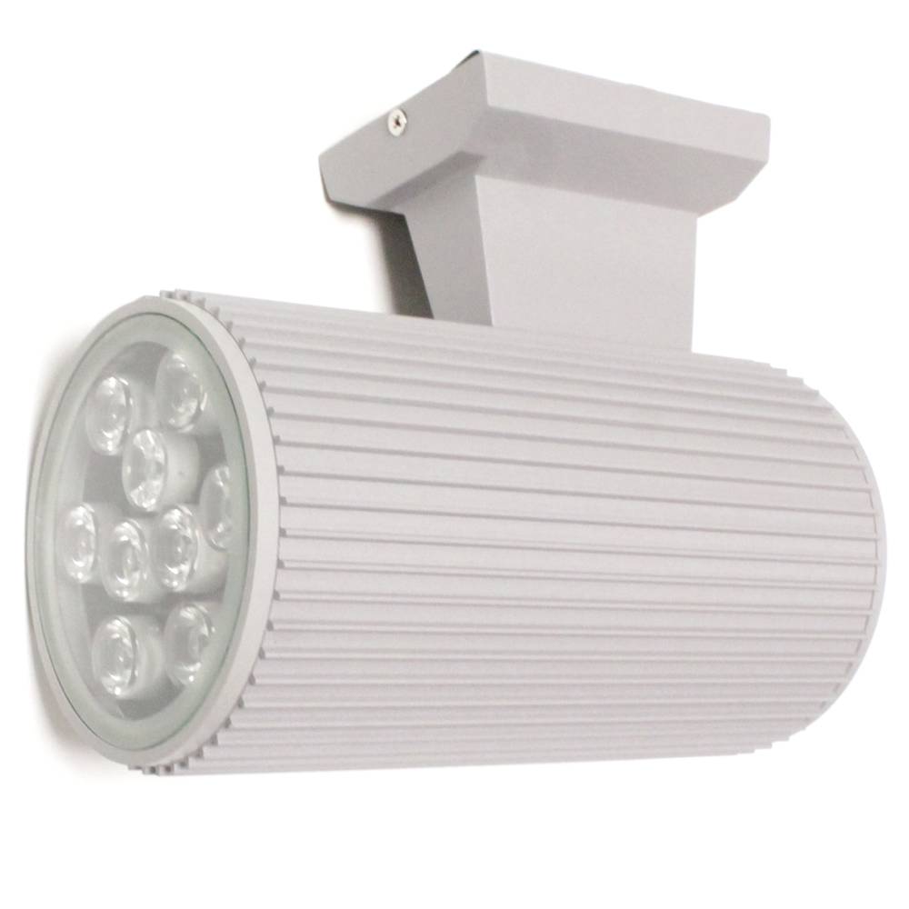 LED spotlight gray wall bracket 200x170x114mm IP65 9W cold white daylight