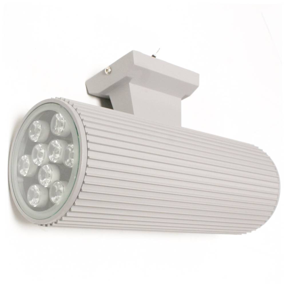 Szary podwójny reflektor LED z mocowaniem ściennym 297x175x117 mm IP65 18W biały z zimnym światłem dziennym