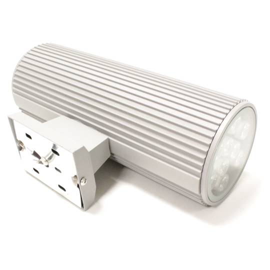 Szary podwójny reflektor LED z mocowaniem ściennym 297x175x117 mm IP65 18W biały z zimnym światłem dziennym