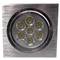 Inbouwdownlight LED 1x7W 120x120mm vierkant wit koude dag 6000K