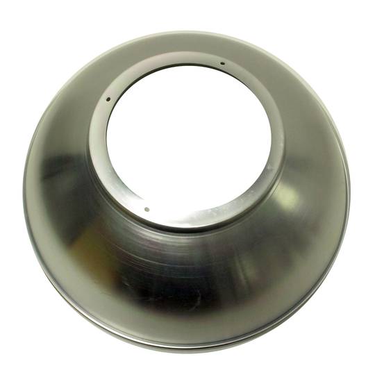 Pantalla reflectora para lámpara LED industrial de apertura 100° 50 x 17cm