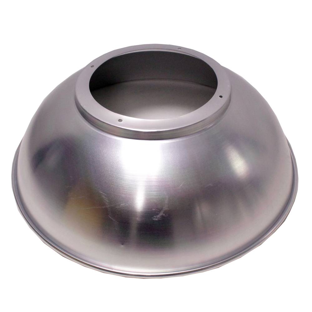 Pantalla reflectora para lámpara LED industrial de apertura 100° 50 x 17cm